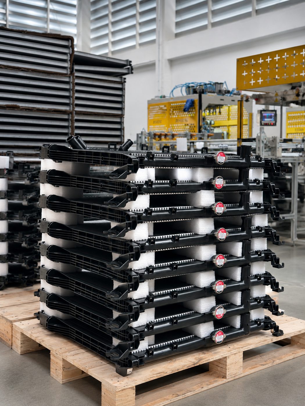 Radiator cores produced on the DTS Thailand production line